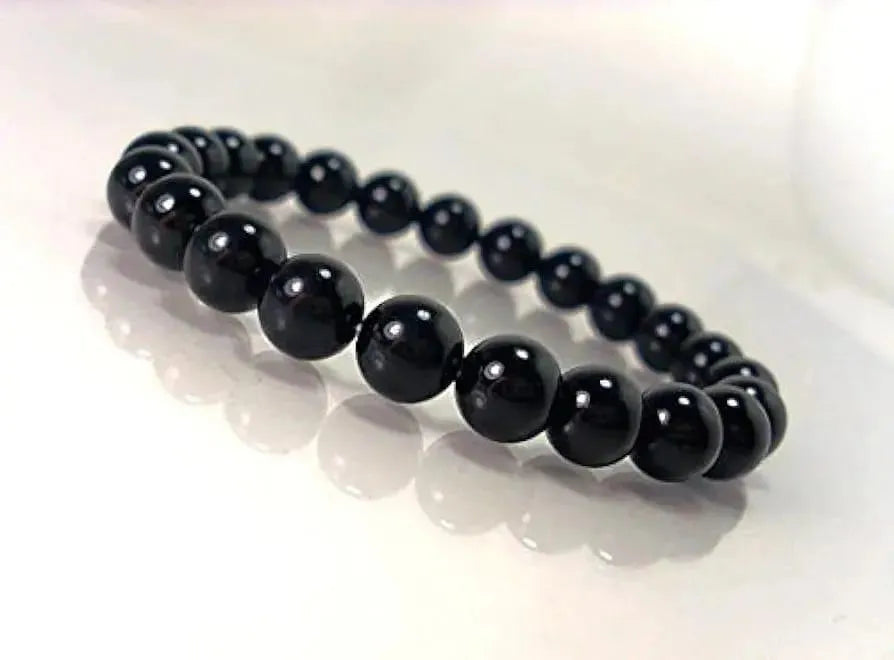 1 Pc Modern Design Beads Charm Bracelet In Black Color